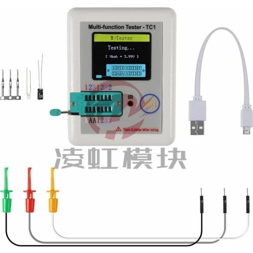 Multi-function transistor tester LCR-TC1 full color screen graphic display finished product