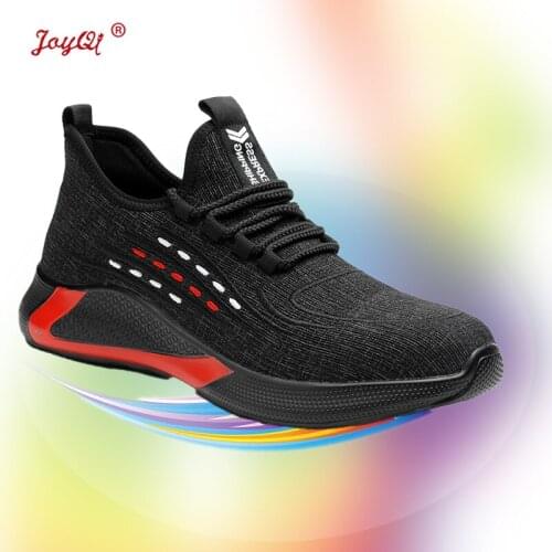 Men safety shoes breathable ultralight outdoor work sneakers casual plus size 39-45 JOY-205