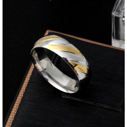 Punk Rock Style Gold silver Ring Mens Fashion Chunky Finger Bling Hip Hop Ring Size 7/8/9/10/11/12 Retro Titanium Steel Rings