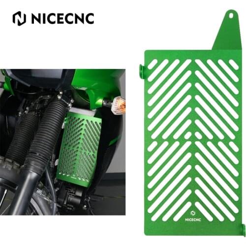 NiceCNC For Kawasaki KLR650 KLR 650 2008-2018 2009 2010 Motorcycle Radiator Guard Grille Cover Radiator Grille Protector Cover