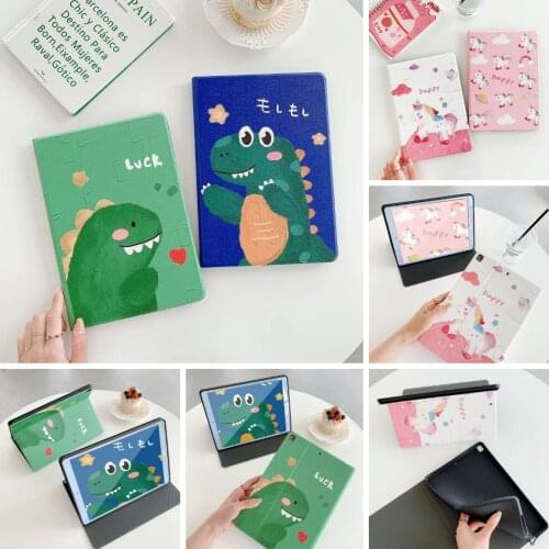 2021 New Cute Cartoon Case for IPad Air 1 2 3 Mini 4 5 Pro 9.7 2017 2018 2019 2020 10.9 Tablet Soft Tablet Protective Cover