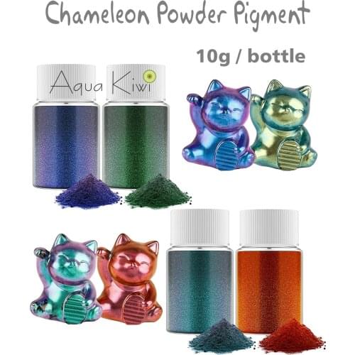 10g Chameleon Powder Pigment Changing Mica Powder For Epoxy Resin Chameleon Pigment Chrome Powder For Nails Art Paint Crafts