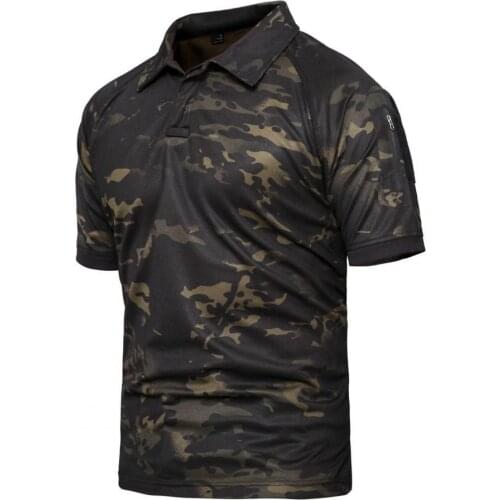 Summer Men Sports Shirts Camouflage Short Sleeve Men Lapel Button Loose breathable Top Men Casual short sleeve shirts 2021