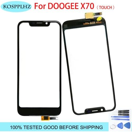 KOSPPLHZ 5.5 inch Doogee X70 Touch Screen Glass 100% Guarantee New Glass Panel Touch Screen X 70+ tools