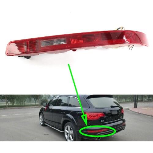 Rear Bumper Light For Audi Q7 2009~2015 Car Rear Side Tail Light Reverse Brake Auto Lower Bumper Tail Lamp