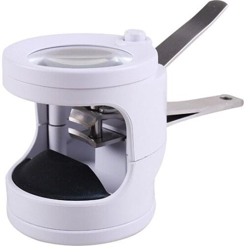 Magnifier glasses,Magnifying glass,Ampliador,Illuminated 3 LED Stand Magnifier mini Microscope Jeweler Loupe Lens Lupa f. 8028