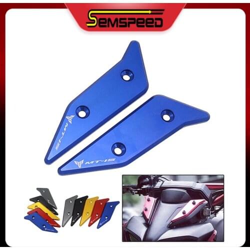 Motorcycle Windshield Guard Cover Decoration For Yamaha MT 15 MT-15 2018 2019 2020 SEMSPEED CNC Windscreen Ornamental Mouldings