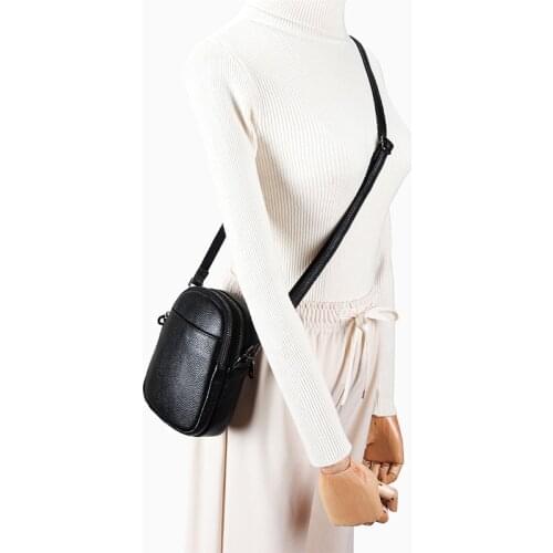 Woman Phone Bag Cow Leather Crossbody Bags For Women Travel Handbag Fashion Simple Shoulder Messenger Bag Ladies Cross Body Bag