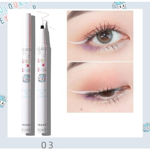Liquid Eye Liner Waterproof Sweat Resistan Eye Liner Pencil Makeup Tool for Profession Beginning People NE