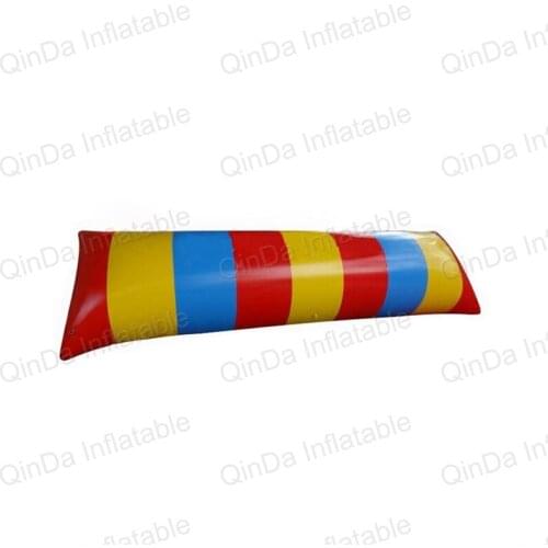 0.9mm PVC Tarpaulin Inflatable Water Jumping Pillow / Inflatable Water Catapult Blob For Sale