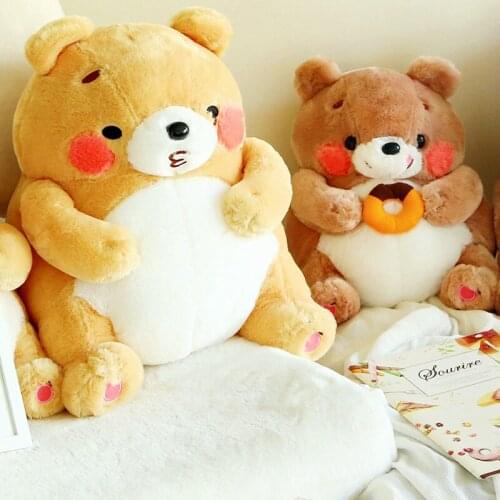 1PC 35/45cm Kawaii Teddy Bear Plush Toys Stuffed Down Cotton Shy Bear Doll Lovely Gift For Girls Kids ValentineS Gift