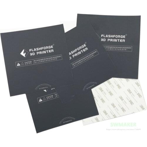 5pcs Flashforge Adventurer 3 3D Printer Dark grey Heated Bed Tape Print Sticker Build Plate Tape