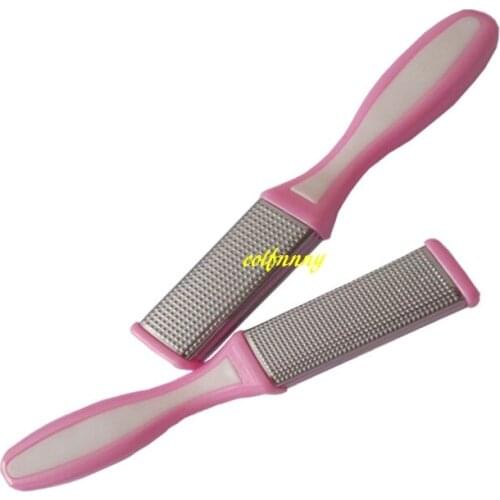 600pcs/lot Foot file foot rasp pedicure Exfoliate Dead Skin Callus Remover Dual Sided