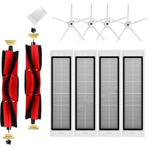 AD-11Pcs for XiaoMi Roborock S5 Max S50 S51 S55 S6 S6 Pure Accessories Vacuum Cleaner Parts HEPA Filter Main Side Brushes