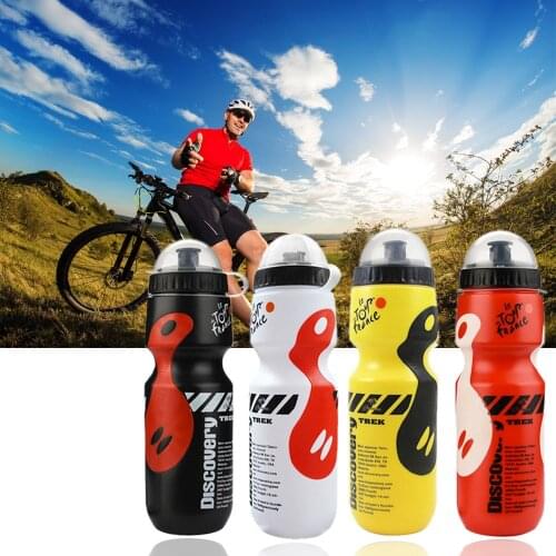 750ML Mountain Bike Water Drink Bottle Outdoor Camping Cycling Bicycle Bottle Plastic Flask Kettle Riding Drinkware Accessories