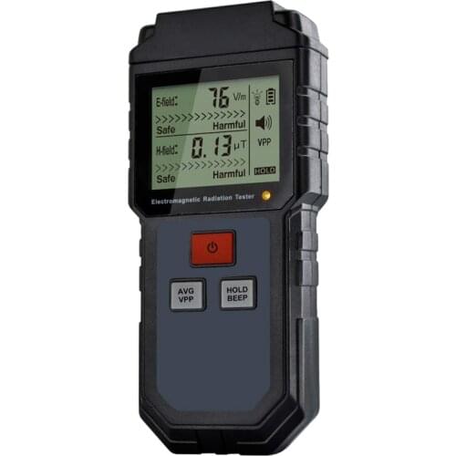 EMF Electromagnetic Radiation Tester Hand-Held Digital LCD EMF Detector Great Tester for Office Outdoor Ghost Hunting