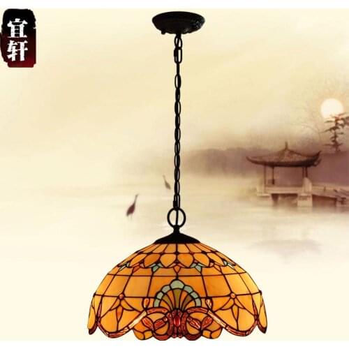 European Baroque single head Iron Chandelier Lamp balcony bedroom living room warm Vintage chandeliers 1609C