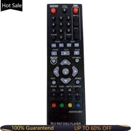 Hot Sale Remote Control For LG Blu-ray DVD Disc Player Remote Control AKB73615801 FOR BP220 BP320 BP125 BP200 BP325W