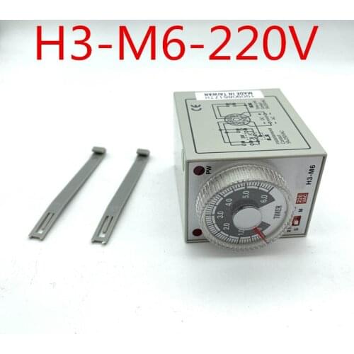 H3-M6-220V ON Delay Timer Original 100% New H3-M6