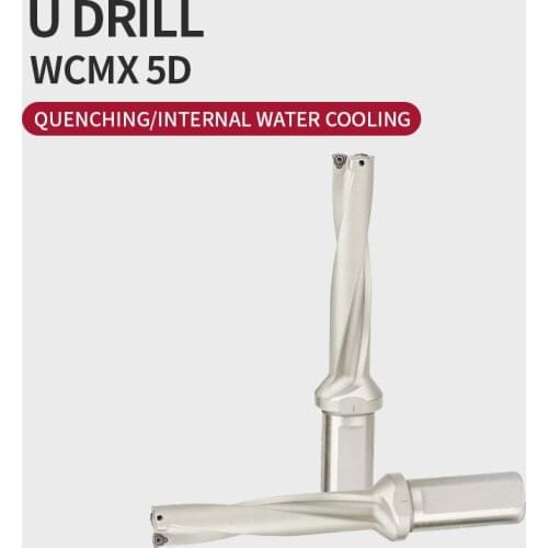 1pcs U Drill WC Indexable 5D Drill Bit C20 C25 C32-5D30-154WC05 WC03 WC04 WC06 CNC 16mm-40mm High Quality Drilling
