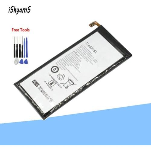 ISkyamS 1x 2960mAh TLp029B1 battery for Alcatel Pop 4S 5095 5095B 5095I 5095K 5095L 5095Y For TCL 550 phone Batteries +Tool