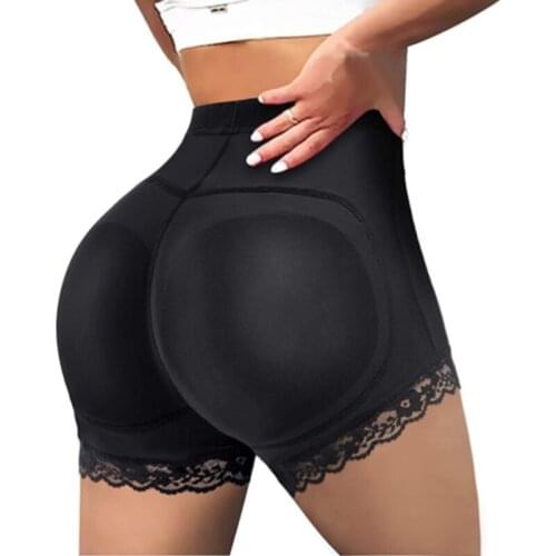 Body Shaper Women Padded Butt Lifter Panties Butt Hip Enhancer Fake Hip Shapwear Briefs Push Up Panties Plus Size Booty Shorts