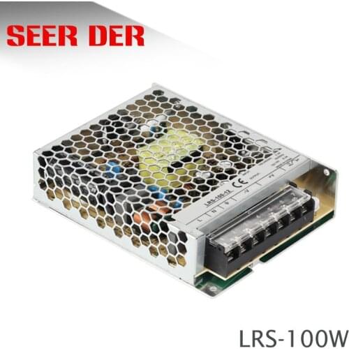 Hotest LRS-100w 110 220v ac to dc 100w 24v 4.5a 12v 9a slim switch power supply for 3D printer Industrial power supply