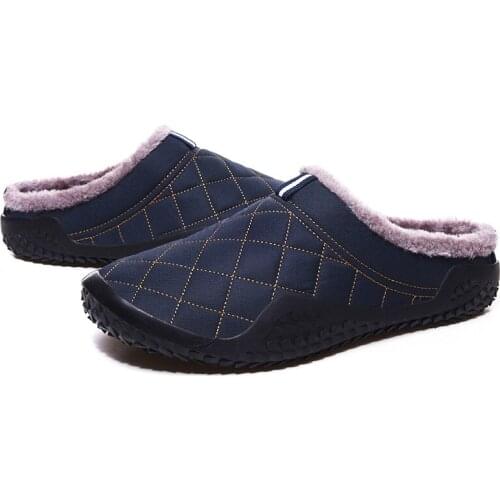 Best-selling mens shoes, winter home cotton slippers, non-slip waterproof cotton shoes, household warm cotton slippers