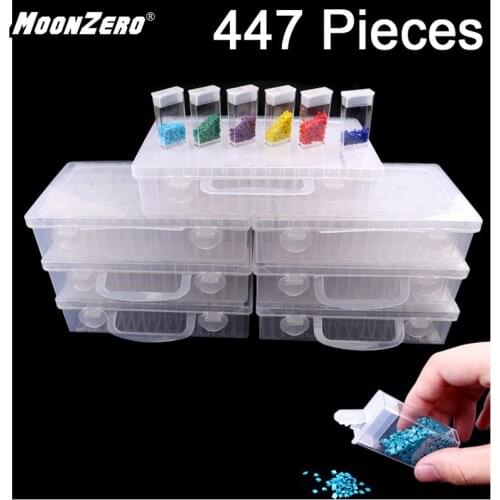 New Diamond embroidery diamond painting tool! Daimond transparent plastic storage box, jewelry Drill Storage Box Gift