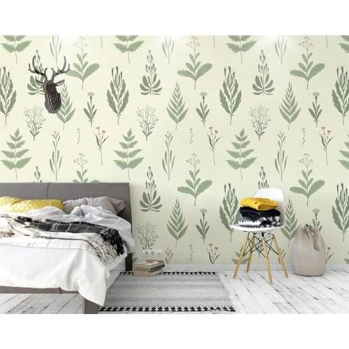 Beibehang Custom wallpaper tropical plants floral living room bedroom background wallpaper tv sofa decoration mural 3d wallpaper