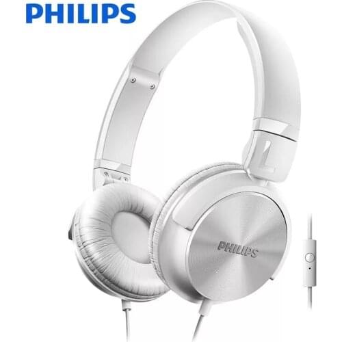 Original Philips SHL3065 Wired Headphone with Microphone Noise Reduction Wire Control Headband Design for Xiaomi Huawei