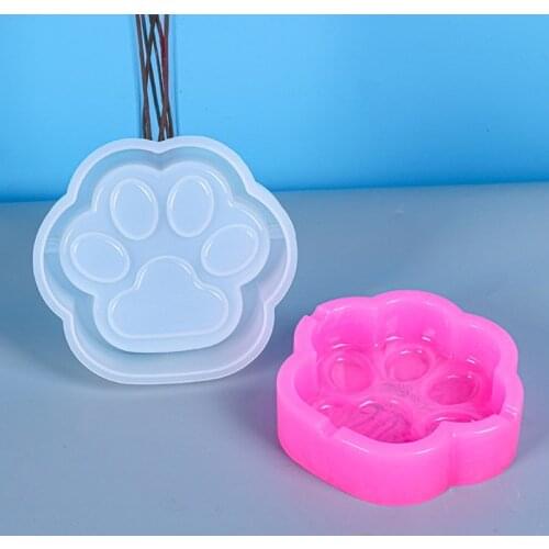 Cat Claw Ashtray Casting Silicone Mould Crystal Epoxy Resin Mold DIY Crafts Decorations Making Tools