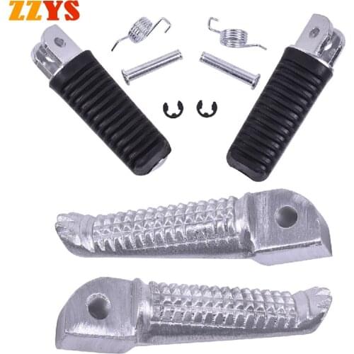 Motorcycle Front & Rear Footrest Pedal For Yamaha XJR400 XJR1200 XJR1300 FZ400 FZ1 FZ6N XJR 400 1200 1300 Foot Rests Pedals Pegs