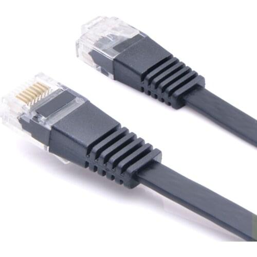 Bestprice CAT5e Flat Ethernet Cable RJ45 Lan Cable Networking Ethernet Patch Cord for Computer Router Laptop