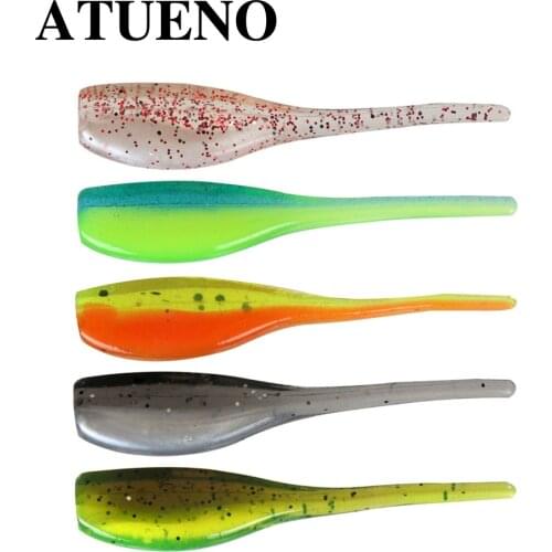 BOTE 50pcs/Lot Fishing Lures Wobblers Carp Soft 50mm Artificial Baits goods For Fishing