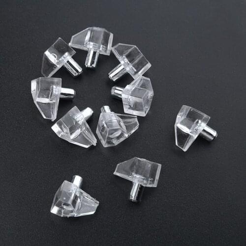 Durable 10pcs DIY Kitchen Cabinet Shelves Holder Shelf Support Pins Pegs Bookcase Mayitr Home Tools 16x10x15mm