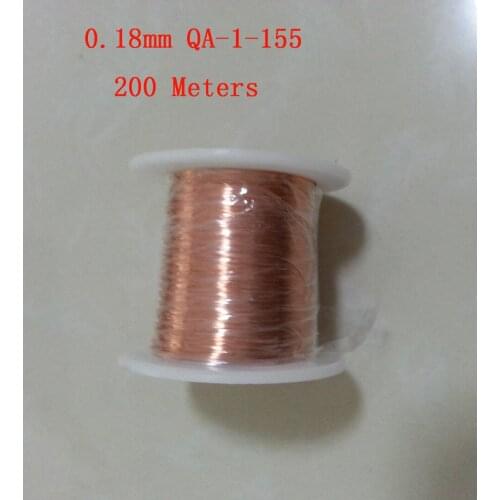 0.18mm QA-1-155 Polyurethane Enameled Copper Wire Repair wire ,about 200m/lot