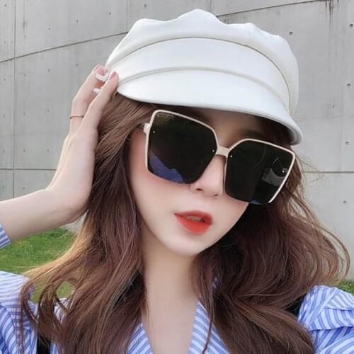 Rereo Oversized Square Sunglasses Women Luxury Brand Designer Fashion Big Frame Gray Pink Gradient Sun Glasses Lady Oculos UV400