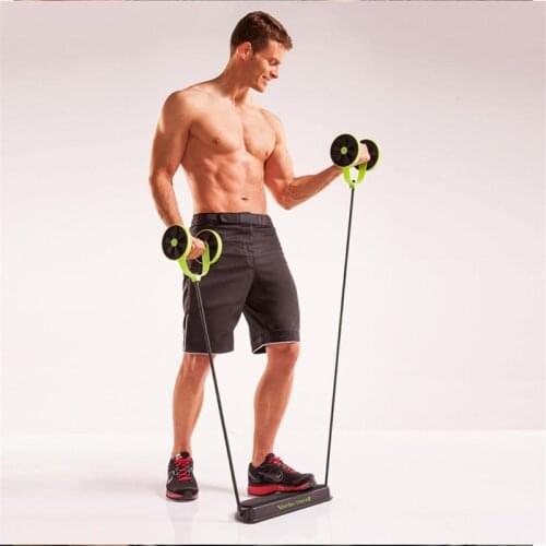 AB Wheels Roller Stretch Elastic Abdominal Resistance Pull Rope Tool Abdominal Muscle Trainer Exercise Home Fitness Equipment