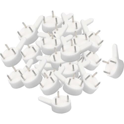 Pack of 100 Hard Wall Picture Frame Mirror Hanging Hook Hanger Fastener