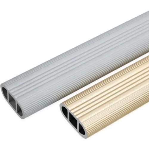 Wardrobe Custom coat hanger Clothes drying pole Flange seat Wardrobe bar Aluminium alloy Wardrobe Cabinet pole Hardware