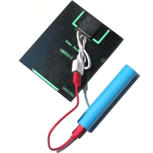 2W 6V Solar Panel Charger For Power Bank Polycrystalline Solar Cell DIY Solar Chargr For 3.7V Battery Light 10pcs/lot