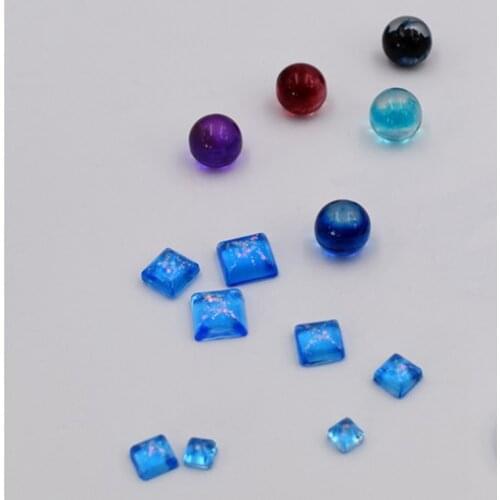 1Pcs Sphere triangle and square DIY Silicone Crystal Drop Rubber Mold Transparent Clear Handmade Jewelry Mould Tools resin molds