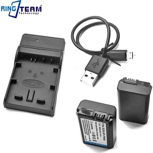 3-In-1) 2x NPFW50 NP-FW50 Battery and 1x USB Charger for Sony Alpha NEX & SLT Cameras A3000 A3500 A5000 A5100 A6000 DSC