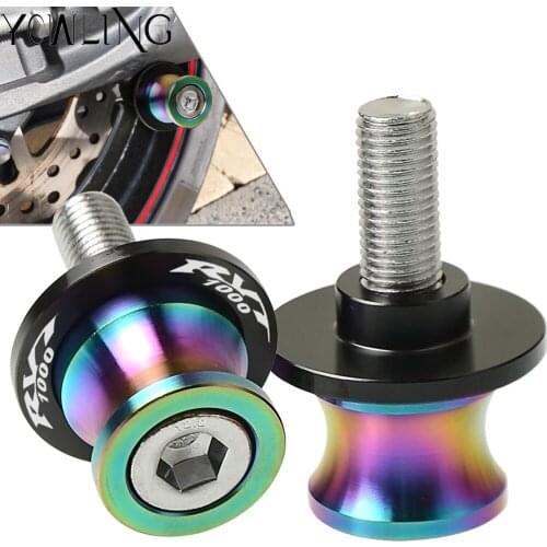 8mm Swingarm Stand Screws CNC Motorcycle Swing Arm Spools Sliders bobbins FOR HONDA RVT1000 2000 2001 2002 2003 2004 2005 2006