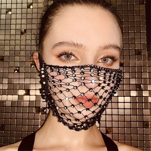 Bling sequins Bling mask, fashion jewelry, glitter jewelry, rhinestone tassels, pendant 2020