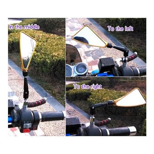 2 pcs/set MOTORCYCLE side Mirrors Scooter, easy to install, for motorbike 125 150 motors 4 colors