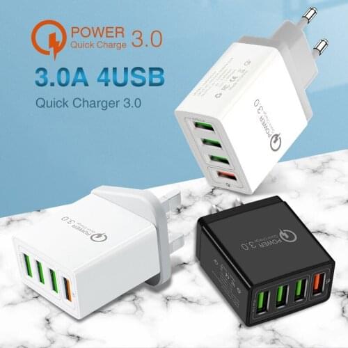 Mobile phone charger 6.1 a qc3.0 power adapter fast more than 30w usb head charging cross-border source