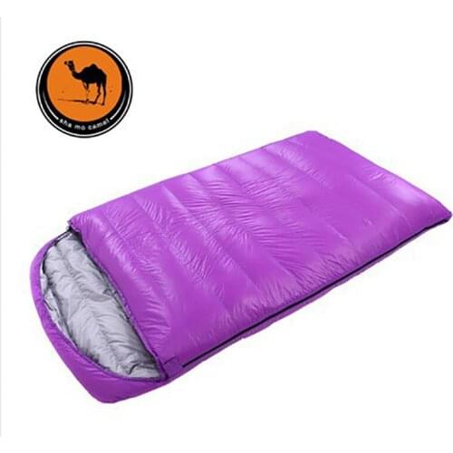 Camel Outdoors Indoors Ultralight Spring And Summer Sleeping Adult Couple Camping Duck Down Sleeping Bag