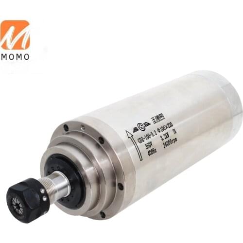 3.2kw Er20 220v/380v 100mm Diameter Water Cooling Spindle Motor for Cnc Router